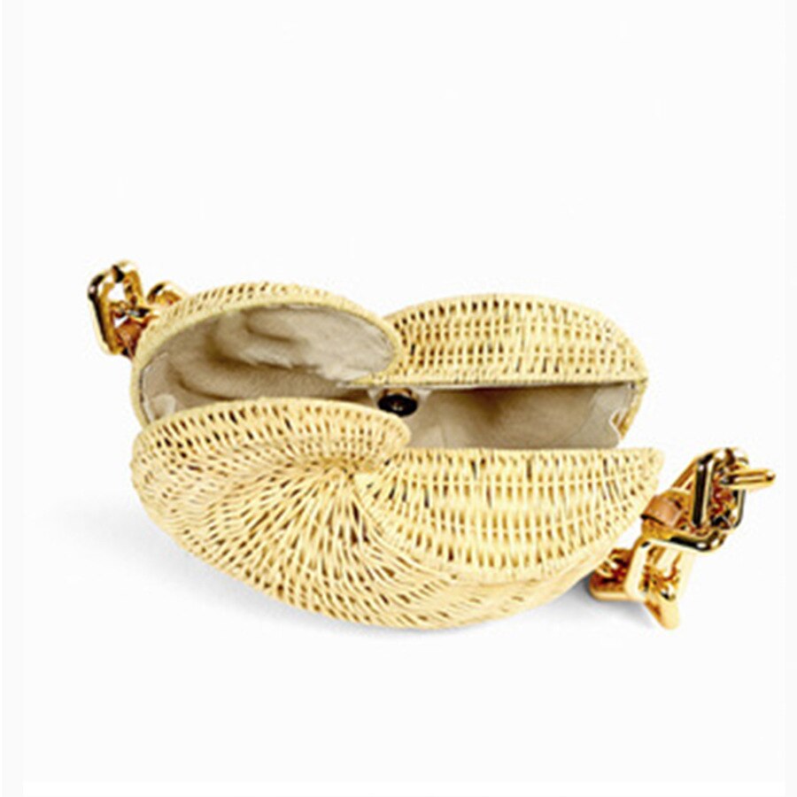 Shell Rattan Bags