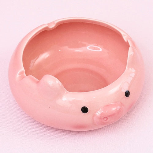 Cute Animals Ceramic Ashtray