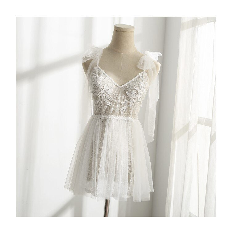 Nightdress Floral Lace Sleepwear
