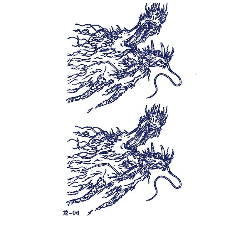 Japanese Dragon Tattoo Sticker