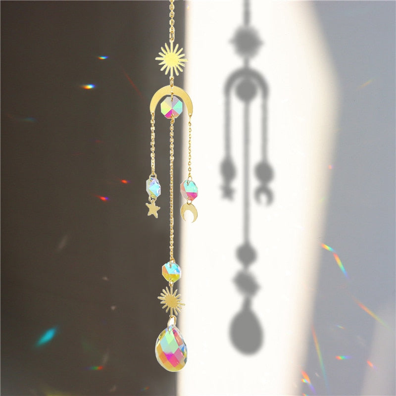 Suncatcher Hanging Crystal Prism