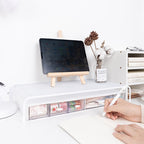Desktop Computer Elevated Monitor Iron Rack