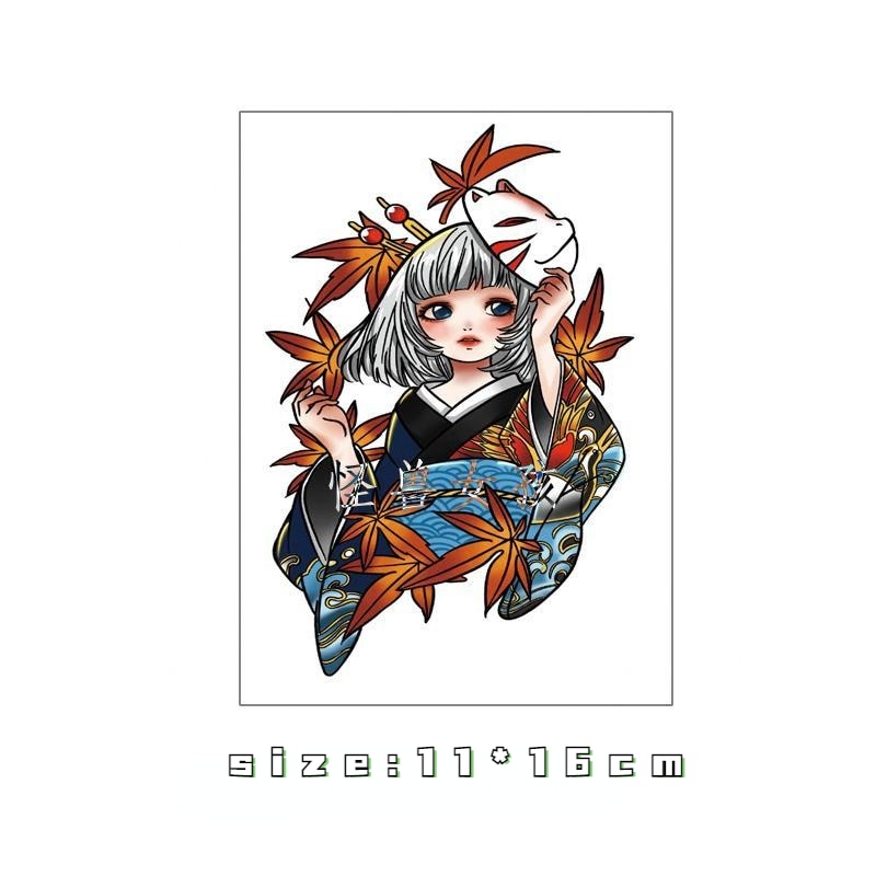 Vincent Van Gogh Waterproof Tattoo Sticker