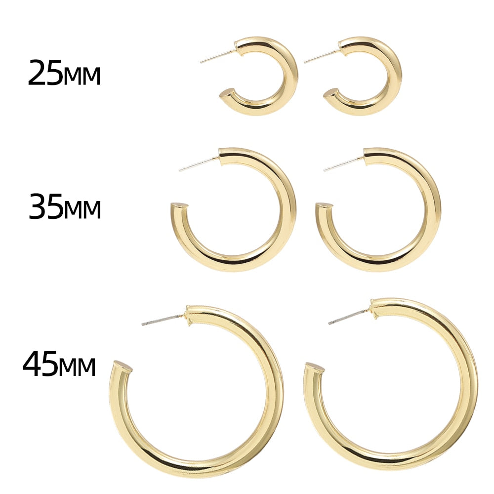 Gold Hoop Earrings