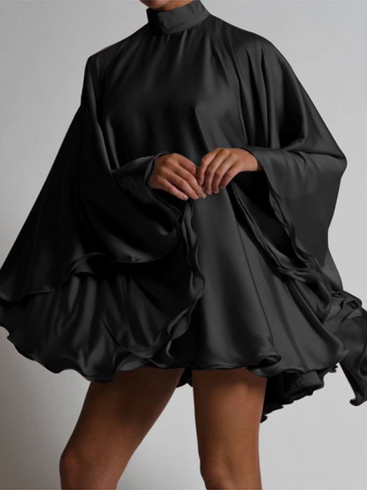 Satin Backless Dress