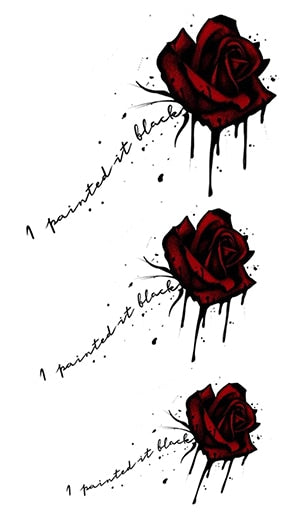 Flower Tattoo Sticker