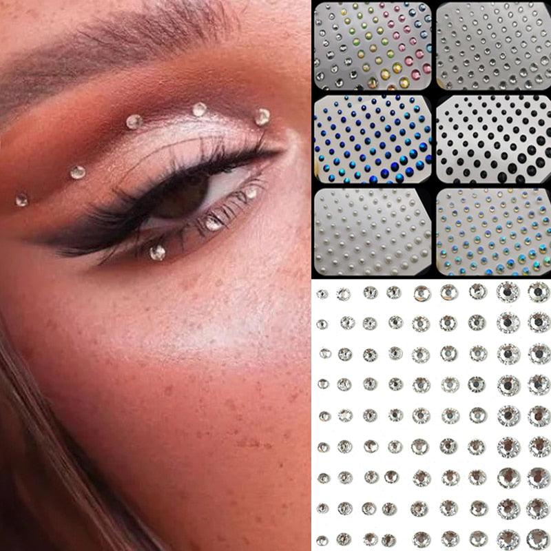 Mixed Size Diamond Stickers
