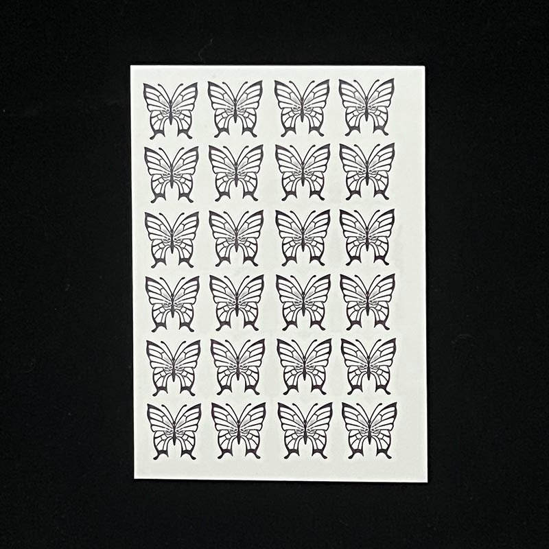 Butterfly Finger Sticker Tattoo