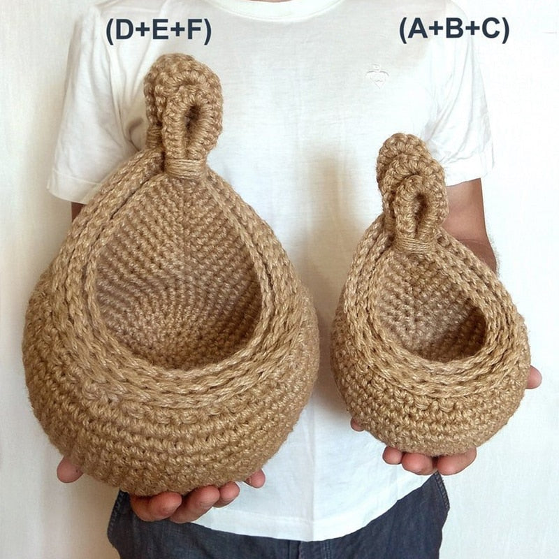 Vegetable and Fruit Basket Wall Hangers