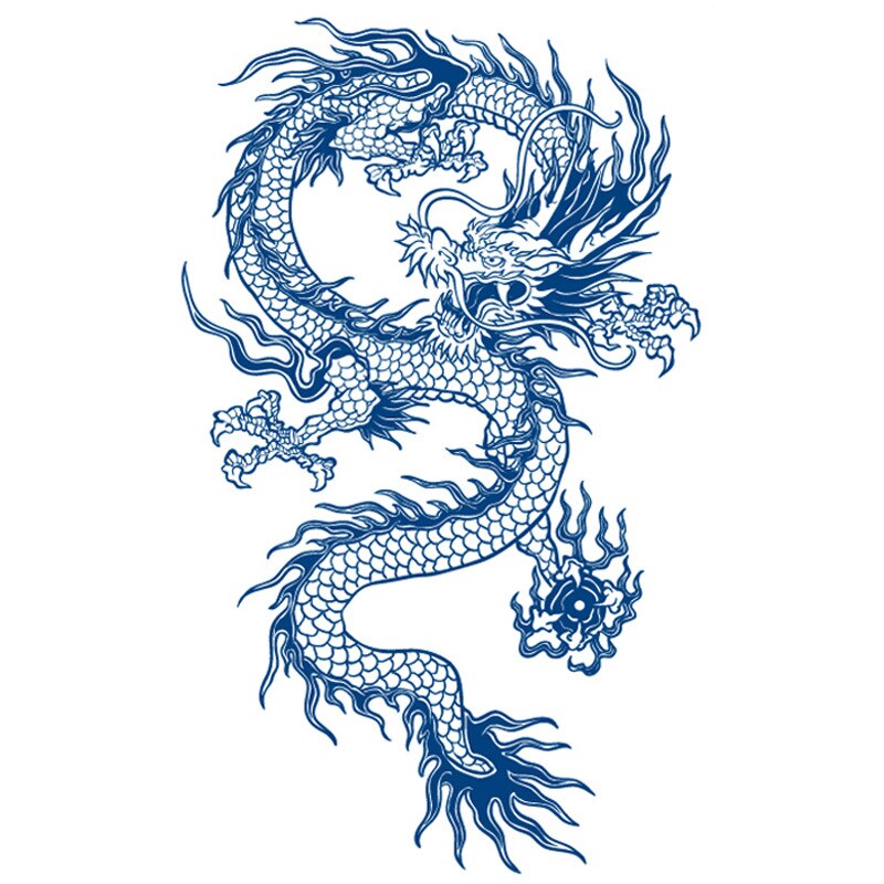Japanese Dragon Tattoo Sticker