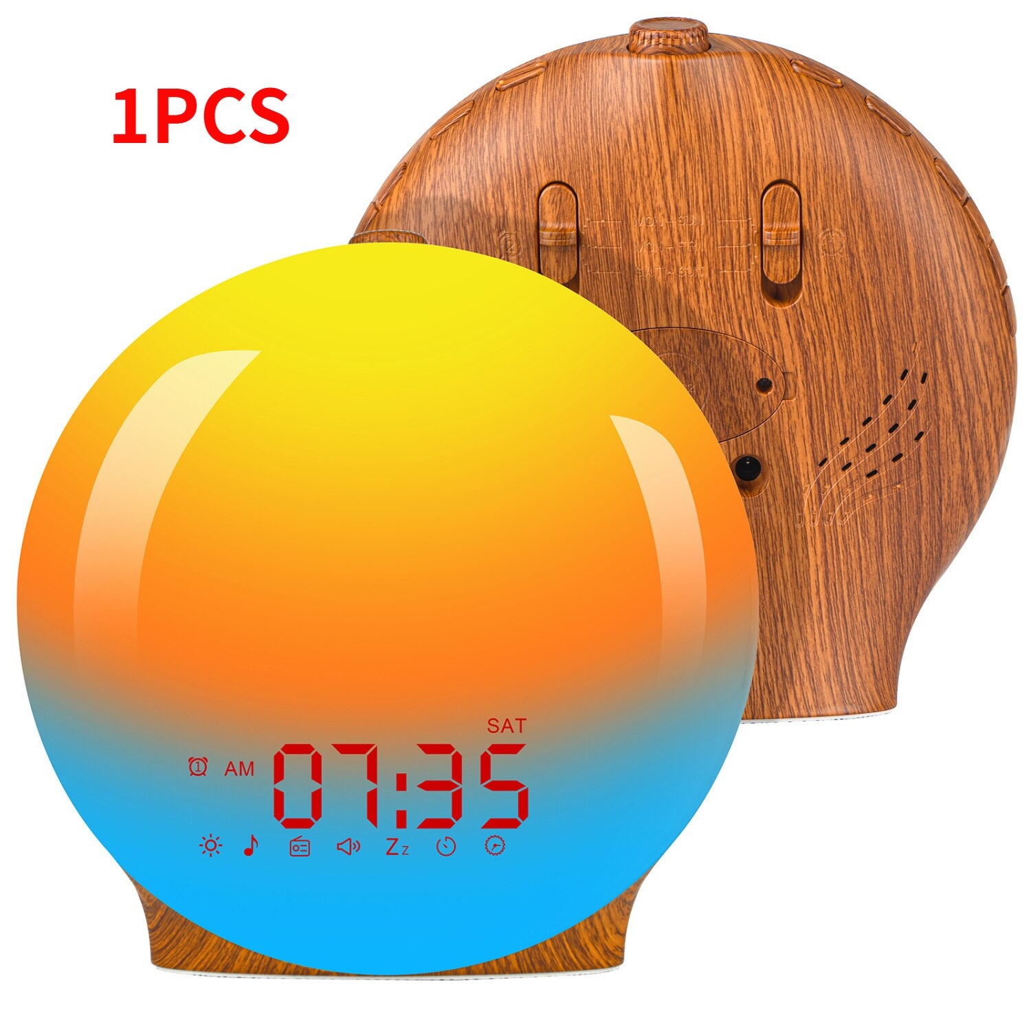 Sunrise/Sunset Aurora Alarm Lamp