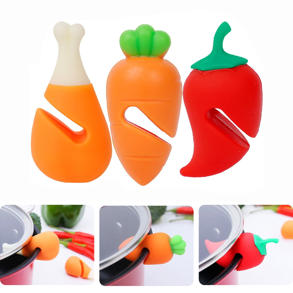 Silicone Pot Lid Anti-spill Heat-resistant
