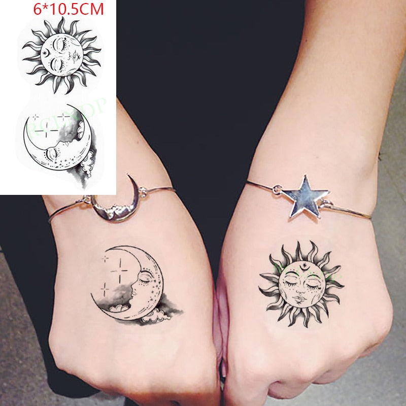 Smile Face Tattoo Sticker