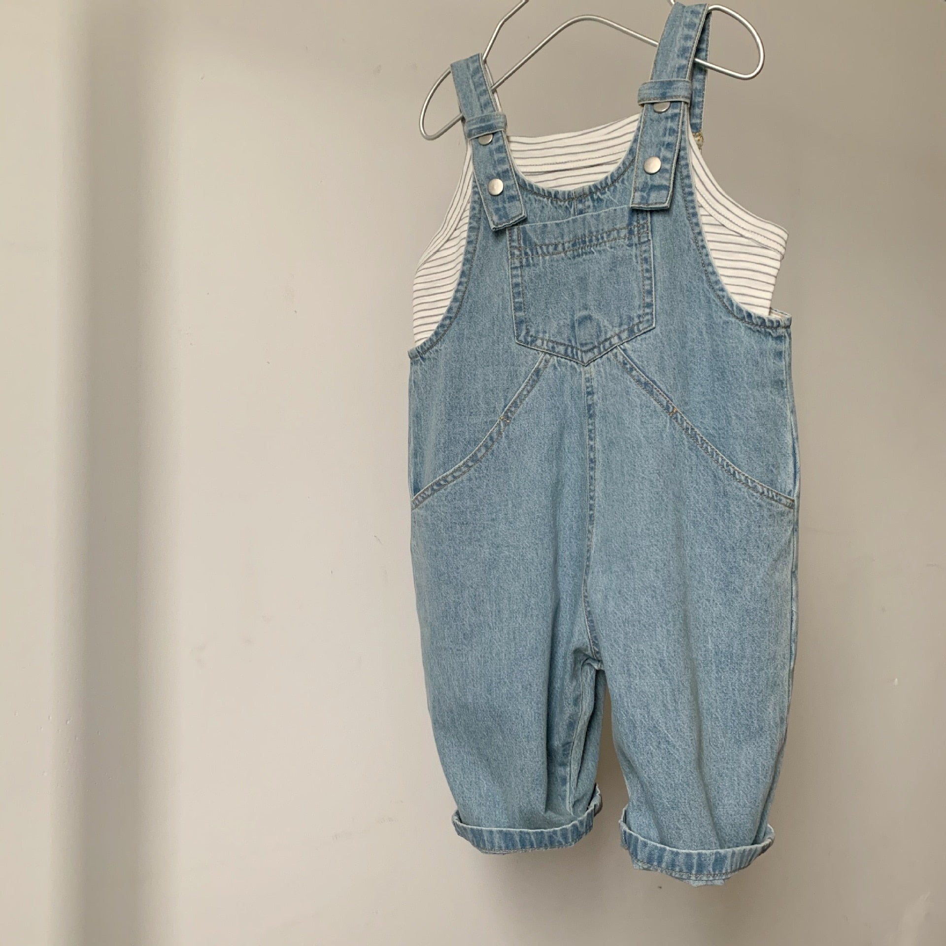 Cotton Thin Denim Overall