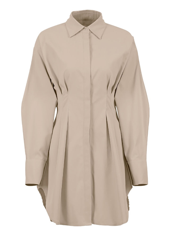 Oversize Shirt Dress Women