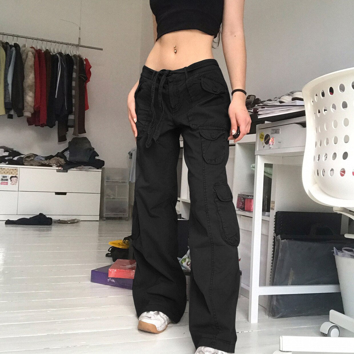 Cargo Pants Low Waist