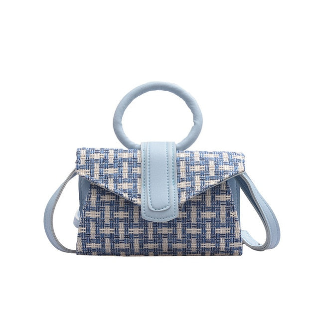Diagonal Pu Leather Bag Pu