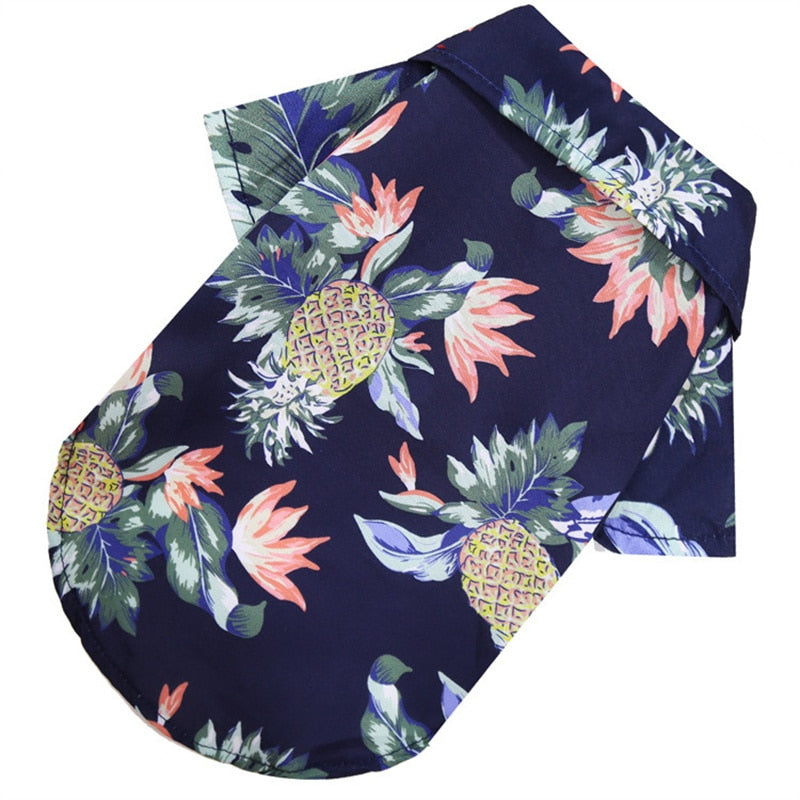 Pet Summer Clothes Hawaiian Style
