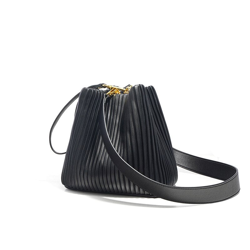 Leather Bucket Bag