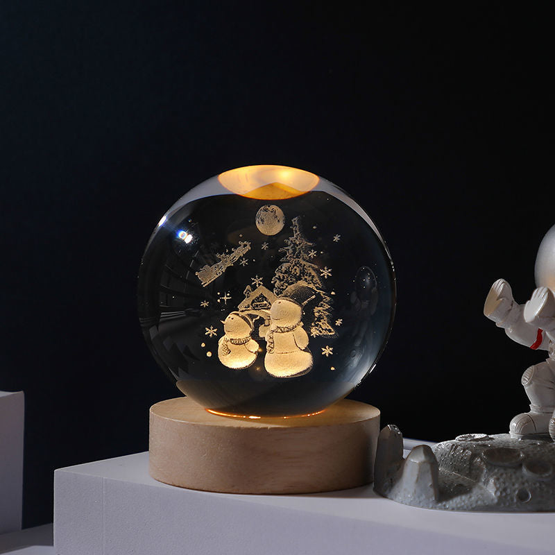 Glowing Planetary Galaxy Crystal Ball Lights