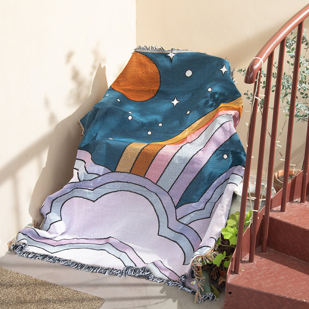 Rainbow Throw Blankets