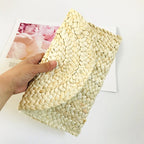 Straw Clutch Bag