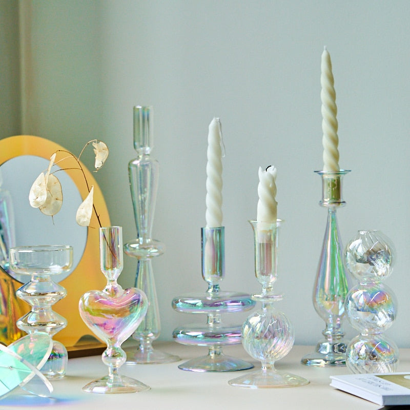Aesthetic Glass Candle Holder
