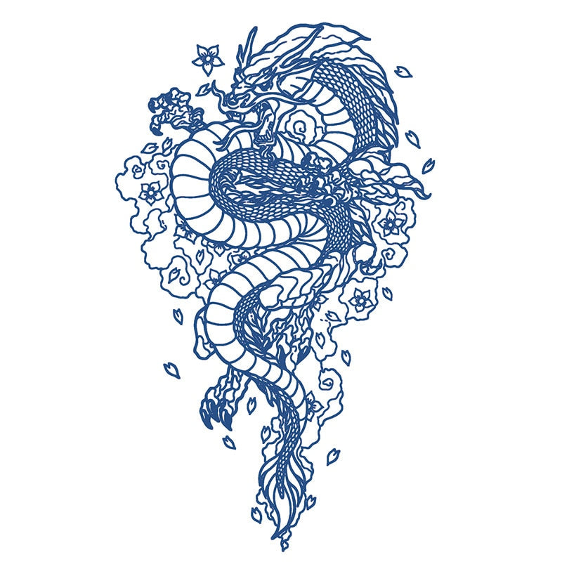 Japanese Dragon Tattoo Sticker