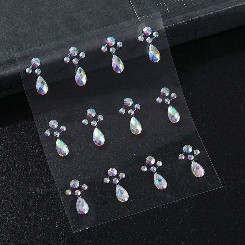 Party Rhinestone Makeup Sticker