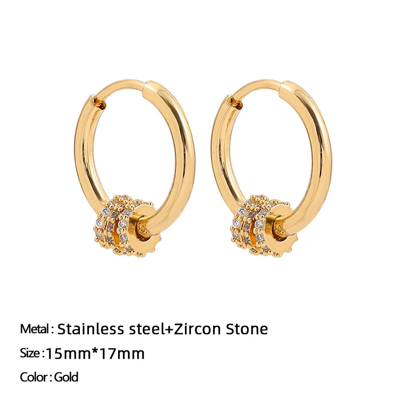 Classic Circle Hoop Earrings