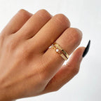 Gold Ring Star Women
