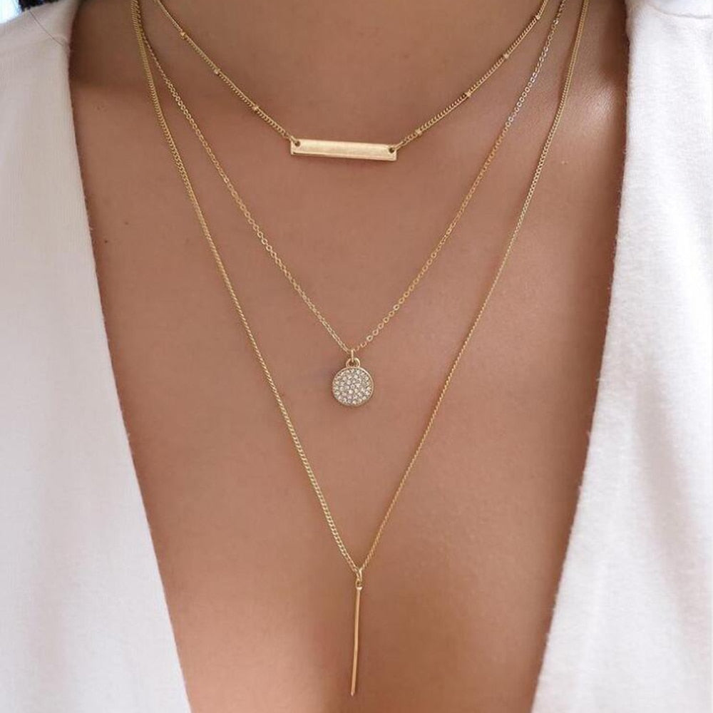 Moon Gold Necklace