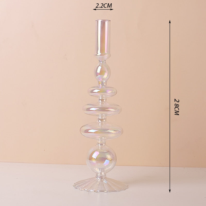 Aesthetic Glass Candle Holder