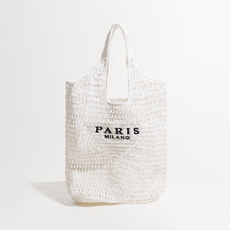 Straw Oversize Tote Bag