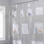 Multi-functional Shower Curtain Phone Tablet Holder