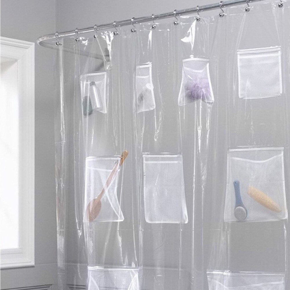 Multi-functional Shower Curtain Phone Tablet Holder
