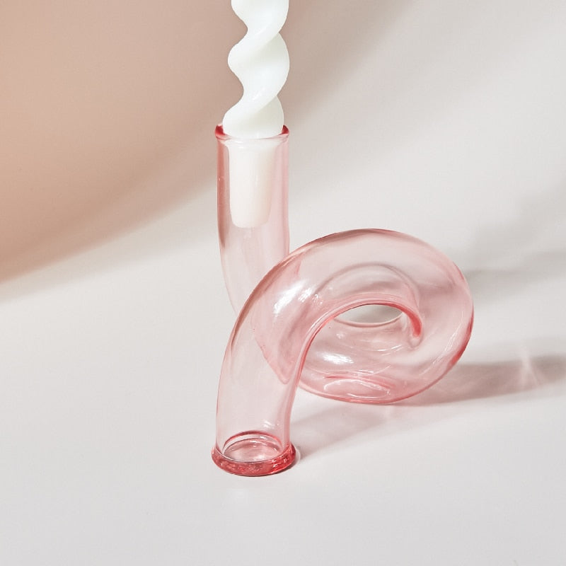 Glass  Candle Holders