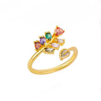 Gold Ring Star Women