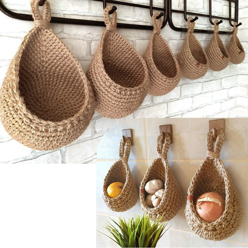 Vegetable and Fruit Basket Wall Hangers