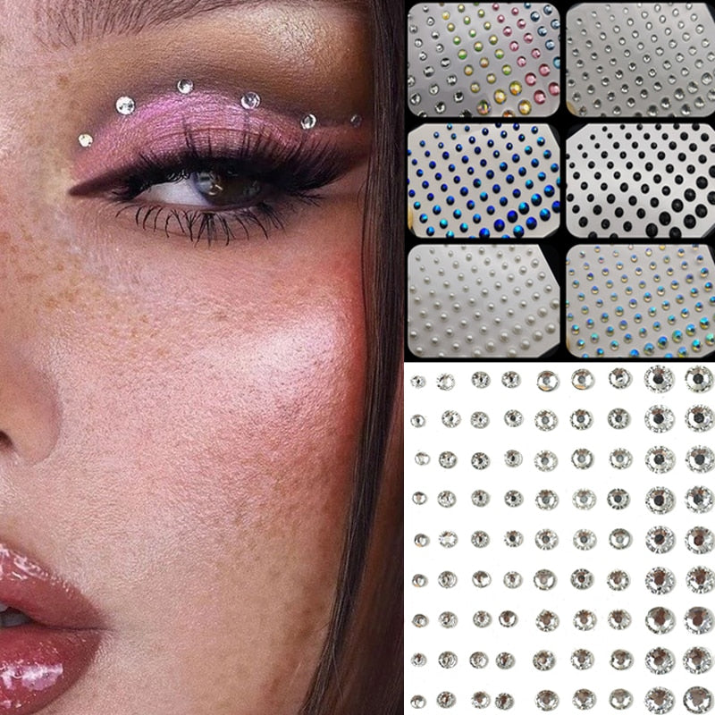 Mixed Size Diamond Stickers
