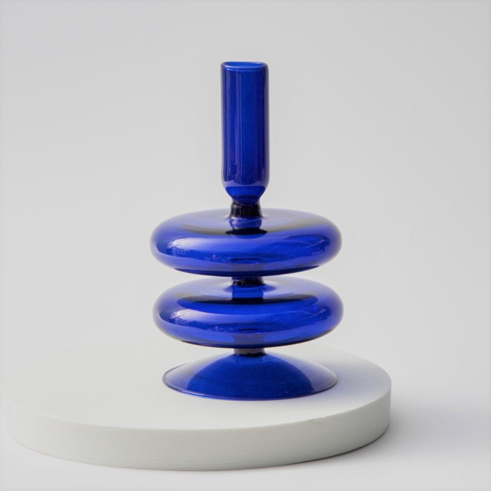 Neptune Glass Candle Holders