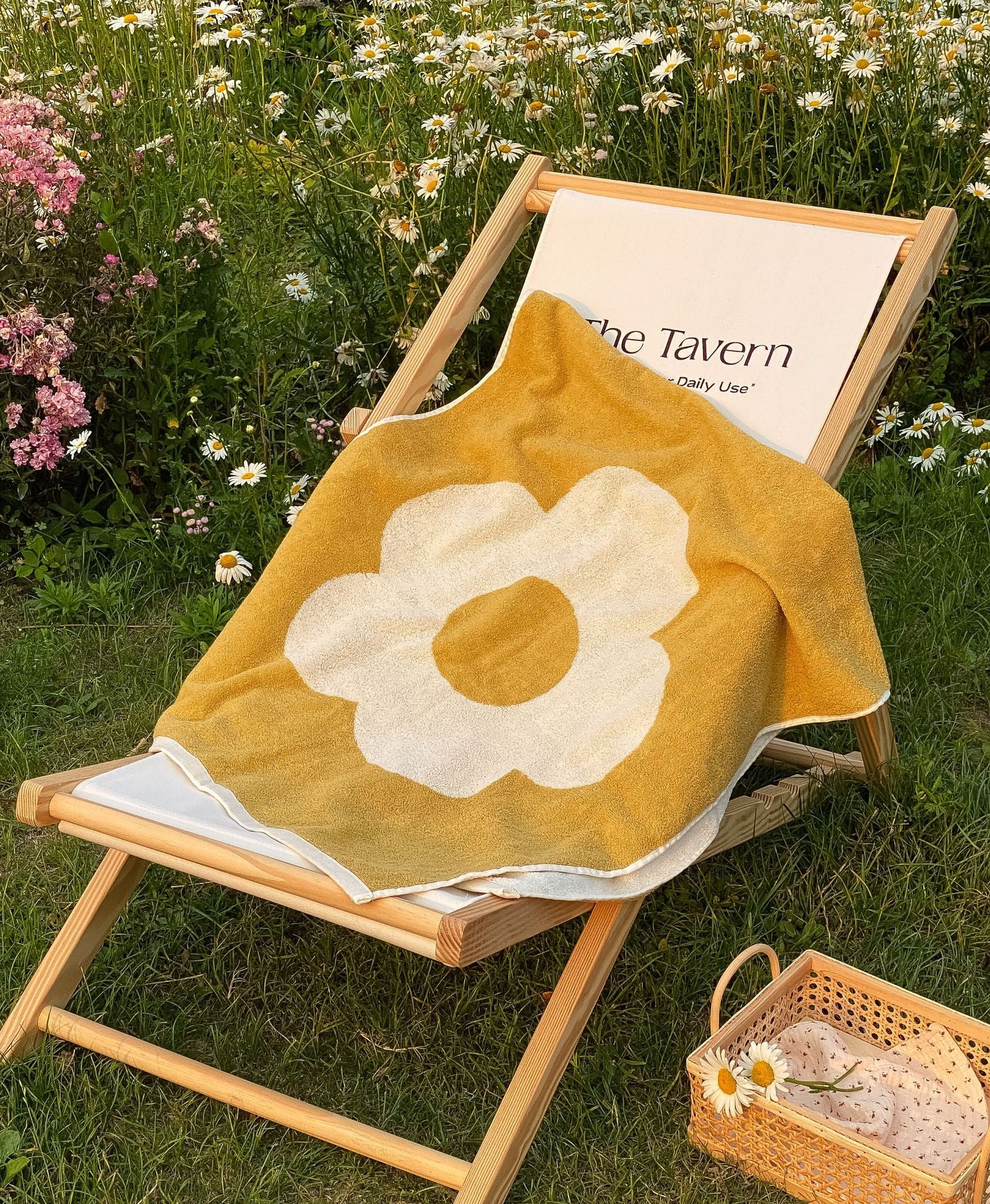 Flower Pure Cotton Towel