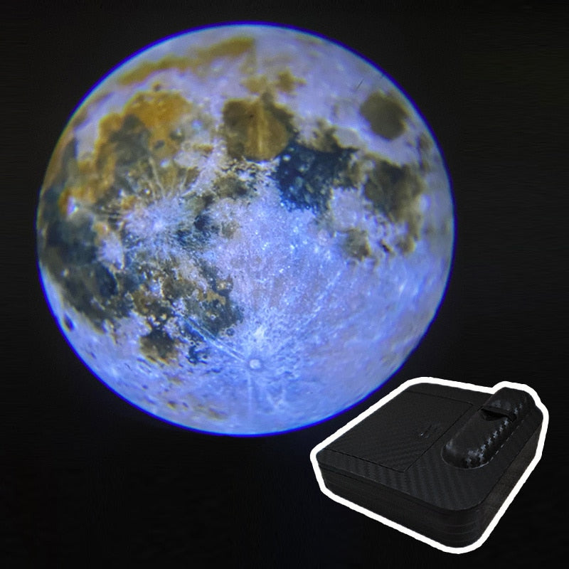 Aurora Moon Galaxy Projection Lamp