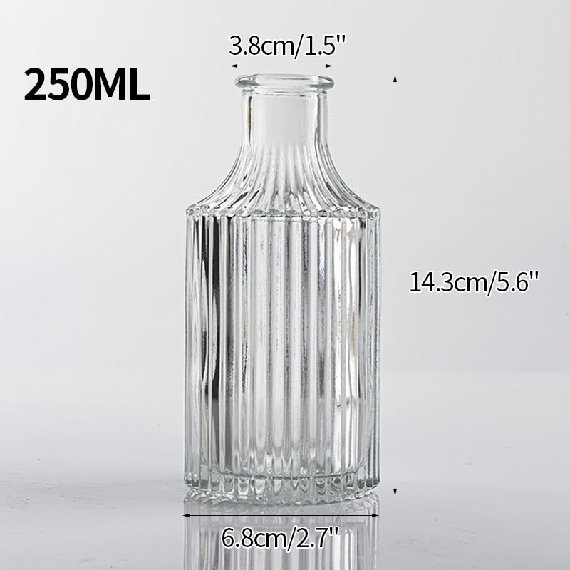 Transparent Glass Vase