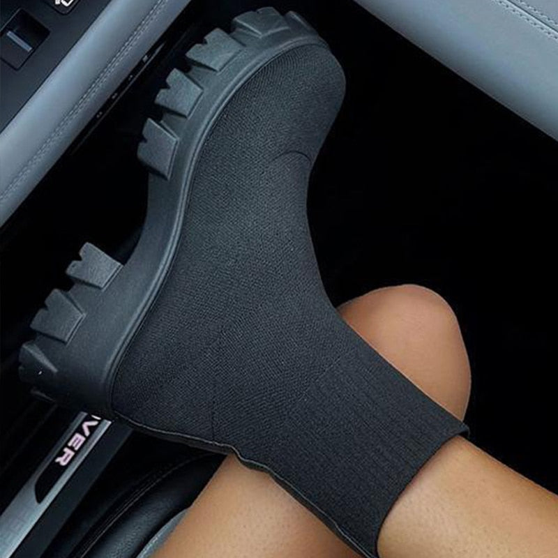 Platform Ankle Boots