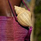 Shell Rattan Crossbody Bags