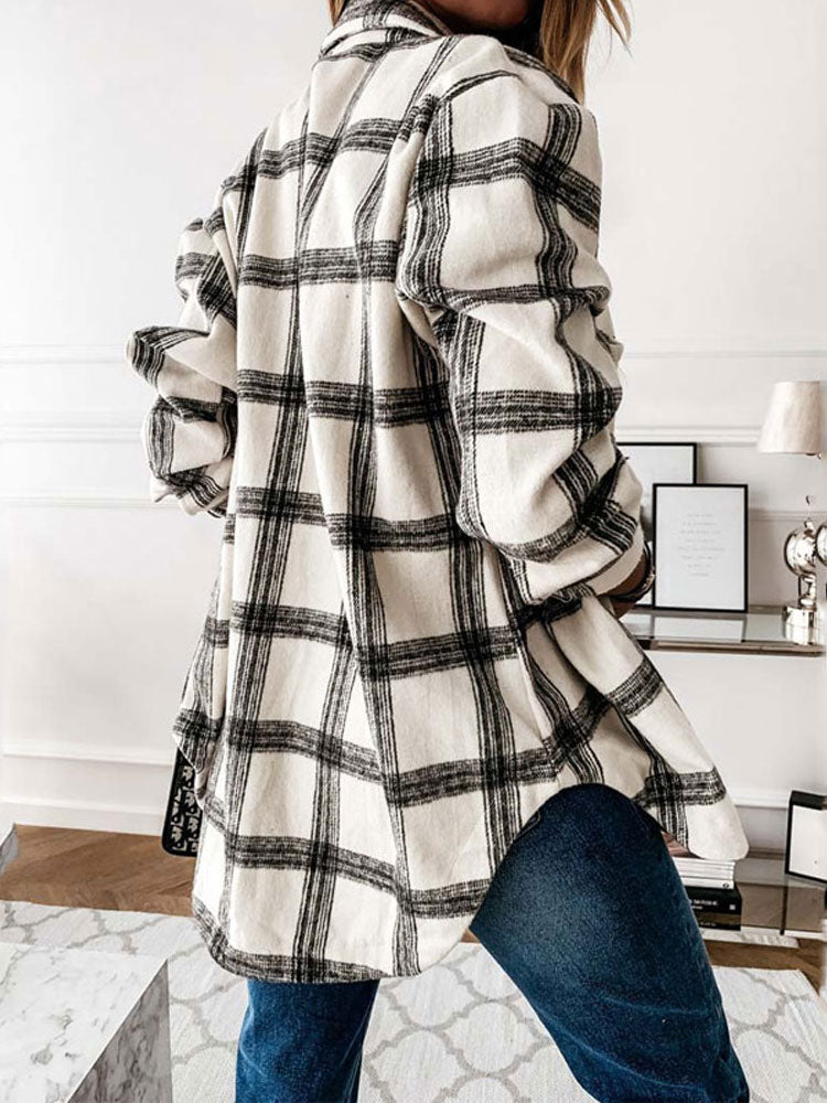 Plaid Jacket Women