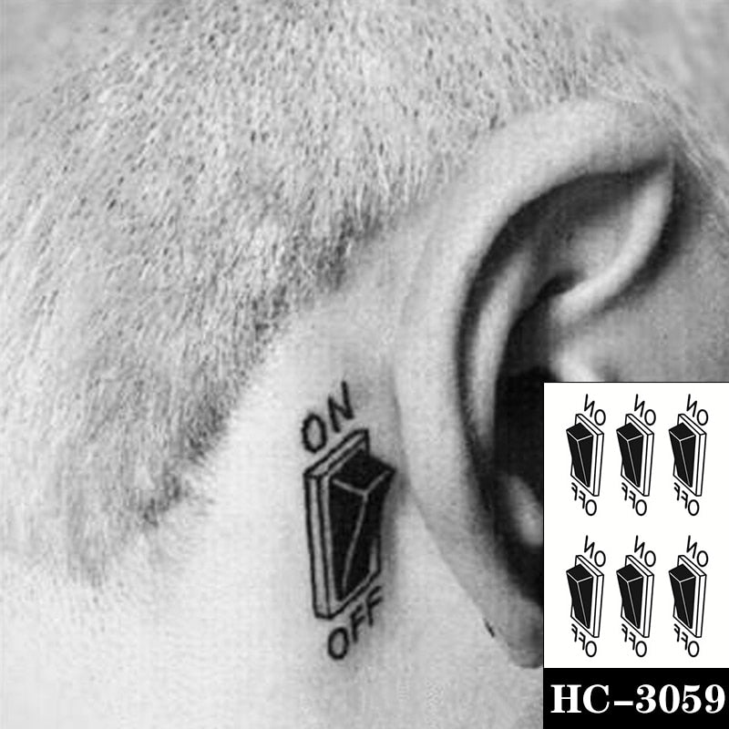 Waterproof SticketTattoo Red Heart