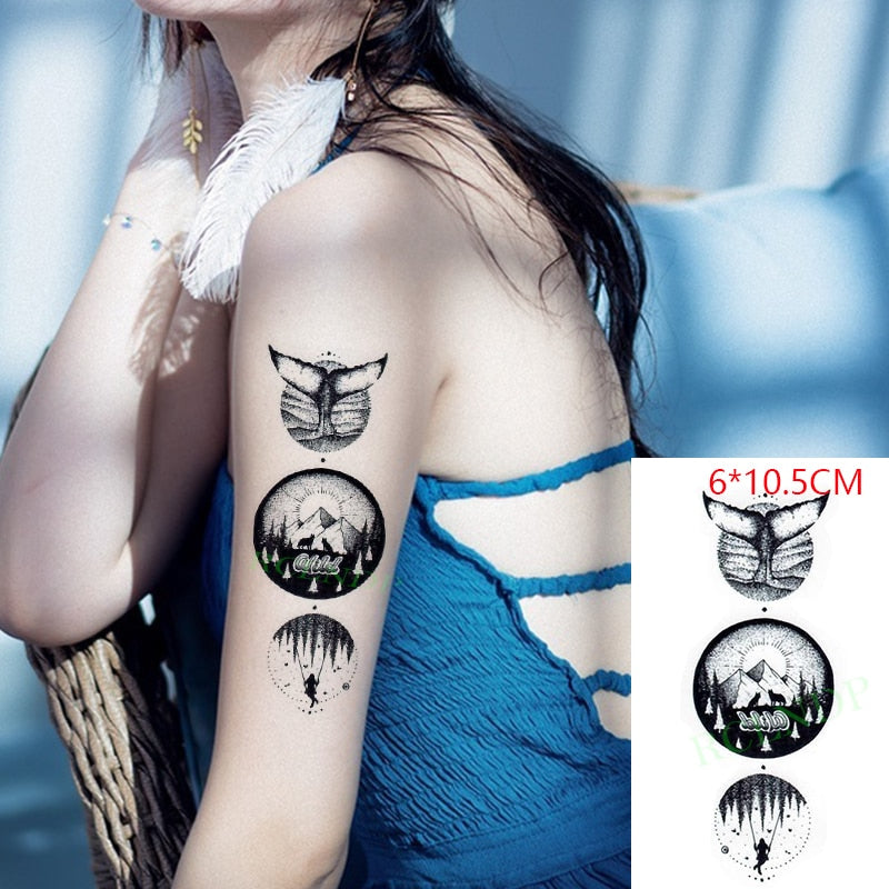 Smile Face Tattoo Sticker