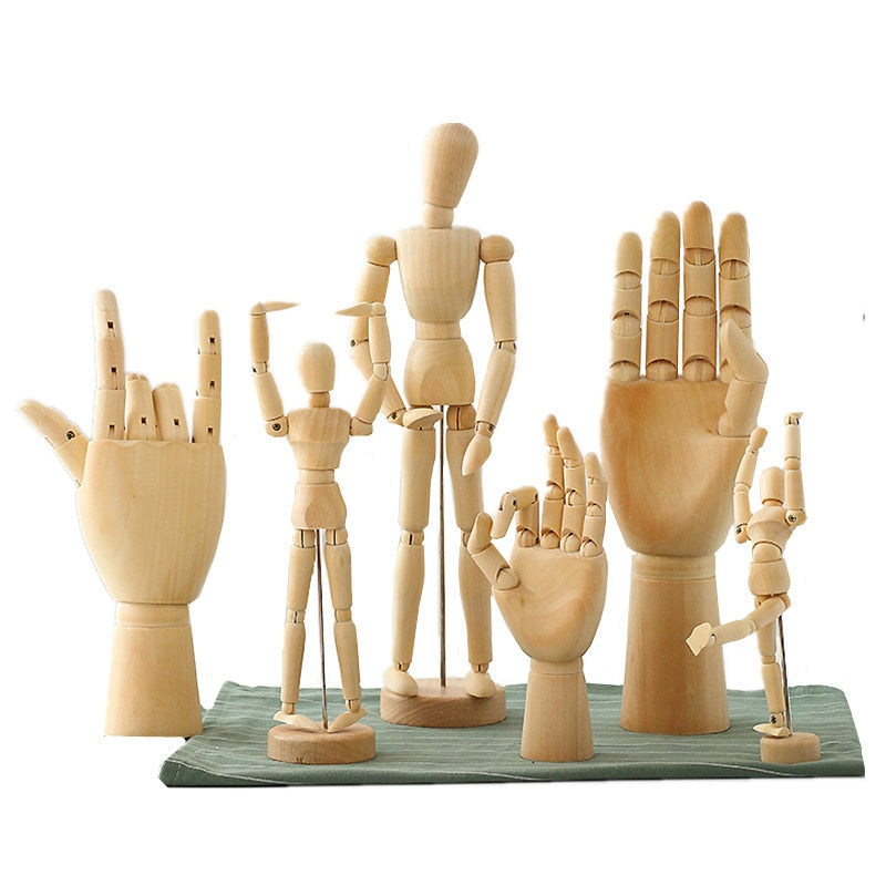 Wooden Figurines Ornament Statue